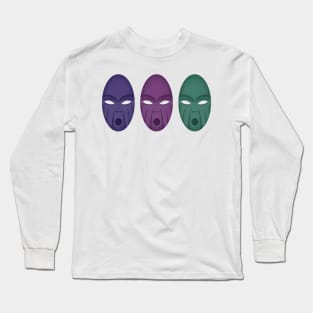 Three masks Long Sleeve T-Shirt